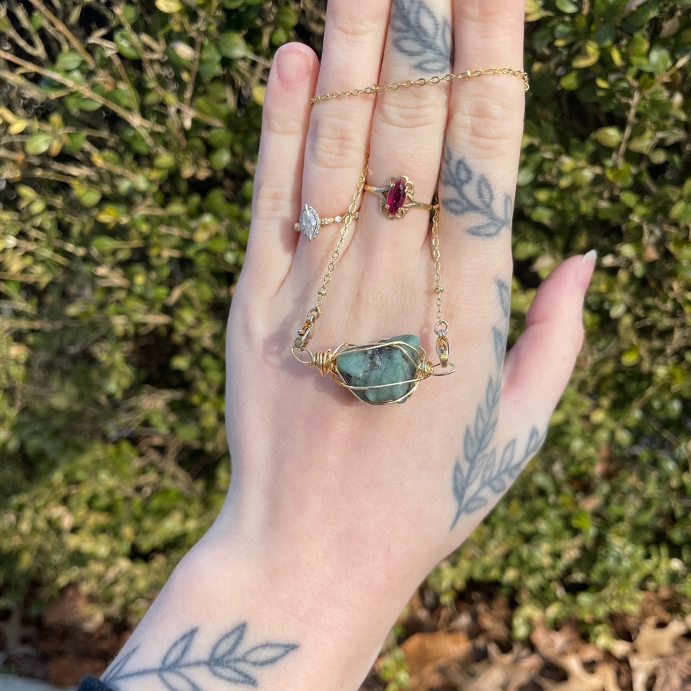 Emerald Interchangeable Necklace - image 5